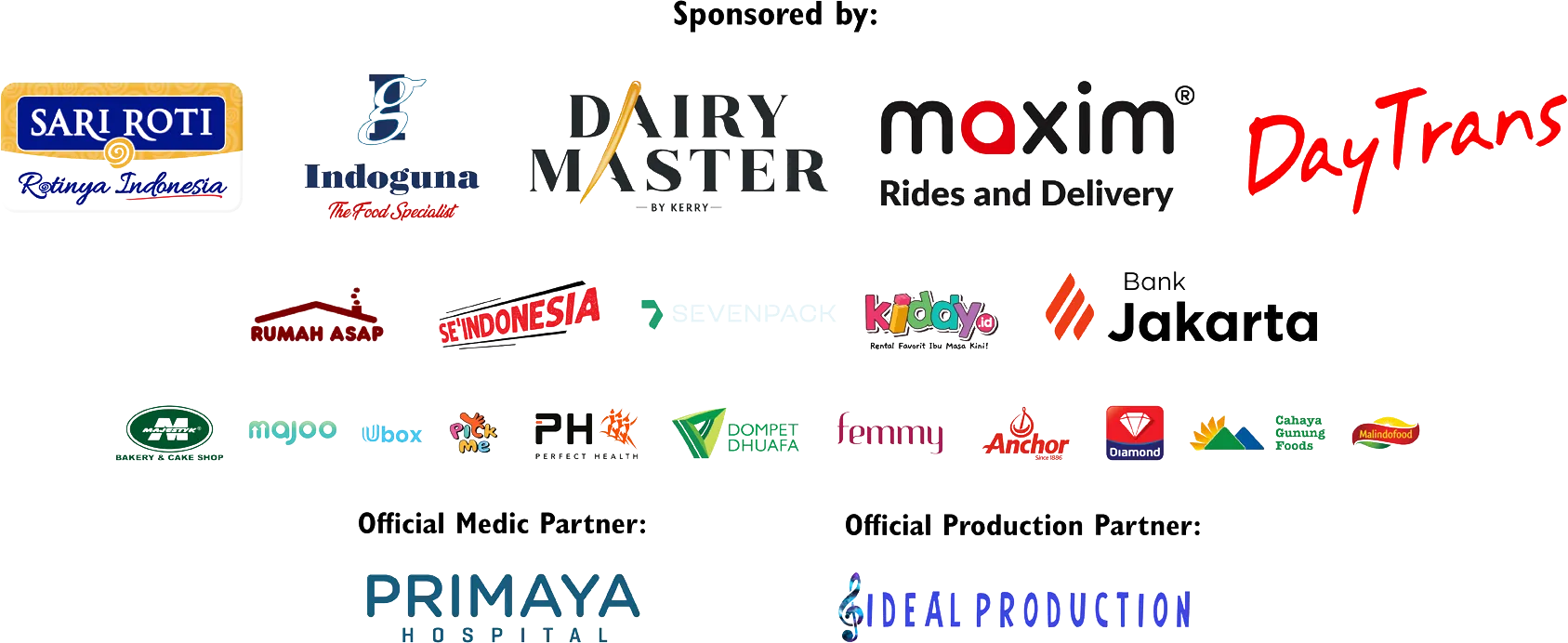 Sponsor dan Partner Bangorfest Vol.3