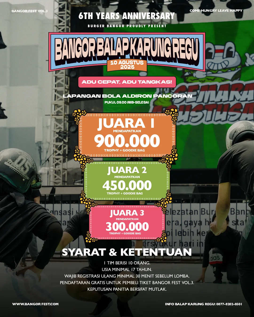 Balap Karung Regu Bangor
